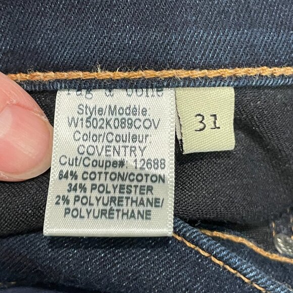 Rag and Bone Skinny Jeans in Coventry Dark Wash Size 31 - Picture 6 of 6